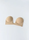Princess Polly U-shape Backless Bra In Beige