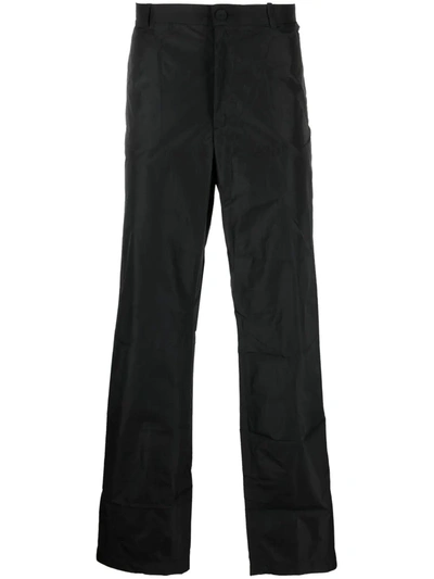 Balenciaga Technical Straight-leg Trousers In Schwarz