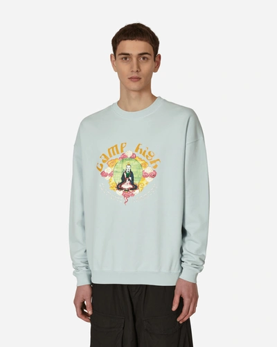 Camp High Cultivate Harmony Crewneck Sweatshirt In Blue