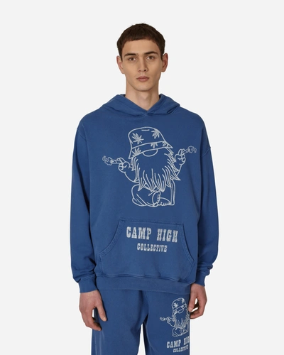 Camp High G-nome Hooded Sweatshirt In Blue