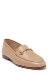 Sam Edelman Loraine Bit Loafer Soft Beige Leather 7.5 In Classic Nude Leather