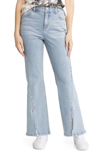 1822 Denim High Waist Forward Seam Flare Jeans In Ivana