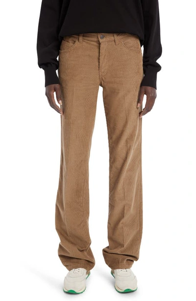 The Row Taupe Carlyl Trousers In Tau Taupe