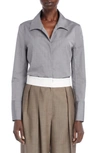 THE ROW PEG CHAMBRAY BUTTON-UP SHIRT