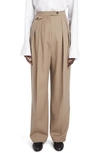 THE ROW MARCELLITA PLEATED WOOL PANTS