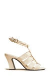 Khaite Perth Slingback Sandal In Cream