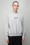 Jil Sander Logo Sweatshirt In Grey