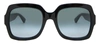 Gucci Gg0036sn W 001 Oversized Square Sunglasses In Grey