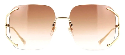 Gucci Gg0646s W 002 Oversized Square Sunglasses In Grey