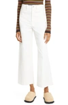 Proenza Schouler White Label Mid-rise Wide-leg Pants In Off White
