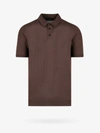 Roberto Collina Polo Shirt In Dark Brown