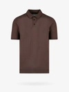 Roberto Collina Polo Shirt In Brown