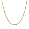 A & M 18k Over Sterling Silver 925 Rope Chain In Gold