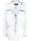 Dsquared2 Denim Dress Dsquared Clothing Blue In Clear Blue
