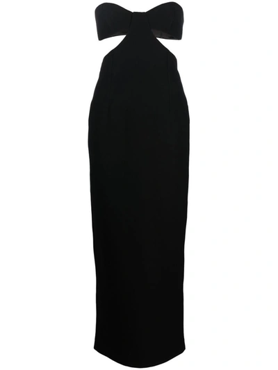 New Arrivals Strapless Cut Out Long Dress In Black