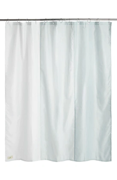 Hay Aquarelle Gradient Shower Curtain In Eucalyptus