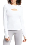 Zella Cutout Top In White