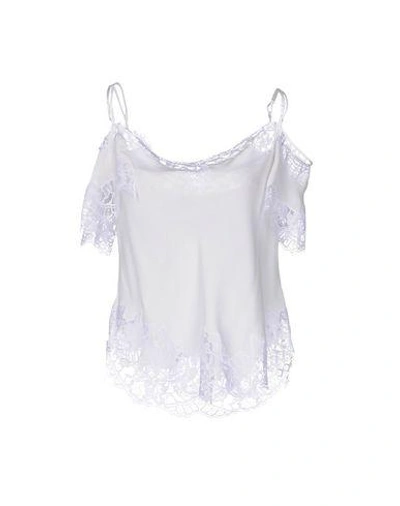Givenchy Silk Top In White