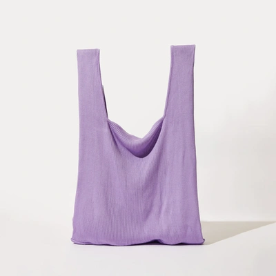 Afends Recycled Knit Tote Bag In Purplecolor