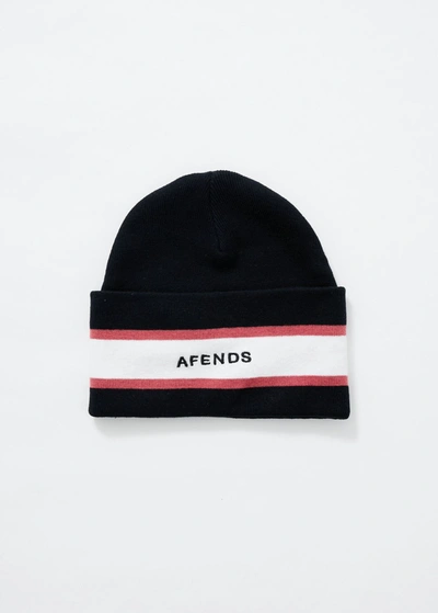 Afends Recycled Stripe Beanie In Black
