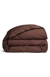 Parachute Percale Duvet Cover In Raisin
