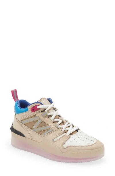 Moncler Pivot High Top Trainer In Multicolor