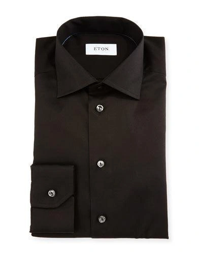 ETON SLIM-FIT TWILL DRESS SHIRT,PROD196060226