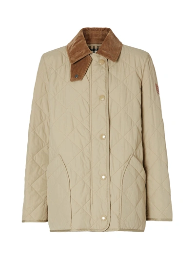 Burberry Jacket In Beis