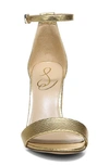 Sam Edelman Yaro Ankle Strap Sandal In Gold