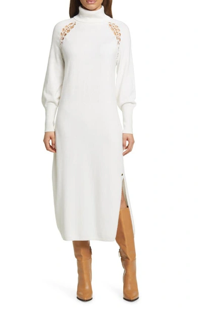 Ted Baker Malorri Knit Midi Dress In White