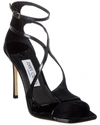 Jimmy Choo Black Azia 95 Sandal In Black