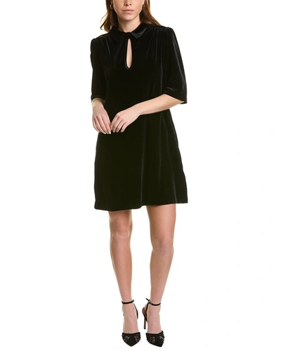 TRAFFIC PEOPLE PEEP VELVET SHIFT DRESS