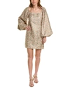 Traffic People Dolce Mini Dress In Beige