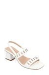 Journee Collection Ismay Block Heel Sandal In White