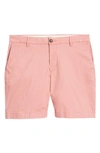 Faherty Island Life Organic Cotton Stretch Washed Regular Fit Chino Shorts In Faded Flag