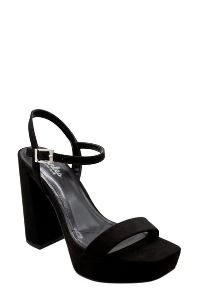 Charles By Charles David Izzy Platform Sandal In Black-ms