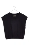 Madewell Banded Muscle Tee In True Black