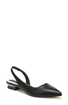 Franco Sarto Tyra Pointed Toe Slingback Flat In Black