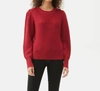 MICHAEL STARS Camila Pullover Sweater in Red