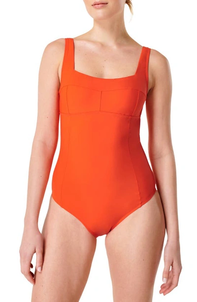 Sweaty Betty Brook One-piece Swimsuit In Resort Red