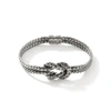 John Hardy Manah 3.5mm Double-row Bracelet In Silver-tone