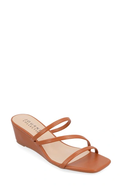 JOURNEE COLLECTION JOURNEE COLLECTION TAKARAH WEDGE SLIDE SANDAL