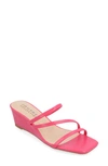 JOURNEE COLLECTION JOURNEE COLLECTION TAKARAH WEDGE SLIDE SANDAL