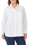 FOXCROFT BOYFRIEND COTTON BLOUSE