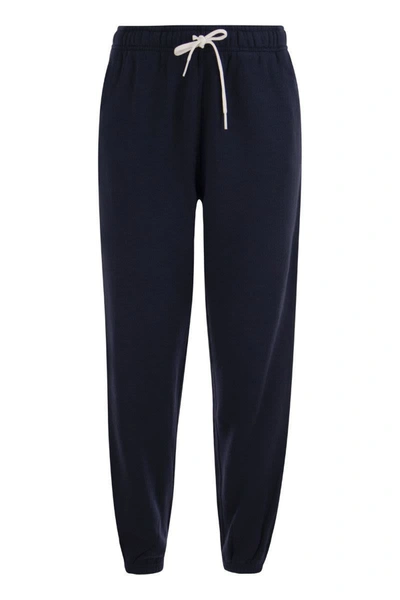 Polo Ralph Lauren Cotton-blend Sweatpants In Navy
