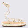 ANCIENT GREEK SANDALS ANCIENT GREEK SANDALS PLATINUM LEATHER SANDALS