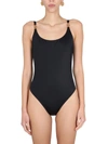 Versace Black Rolled Medusa One-piece Swimsuit In Black
