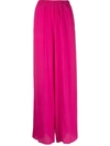 Federica Tosi Crepè Trousers In Fuxia