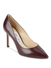 JIMMY CHOO Point Toe Leather Pumps