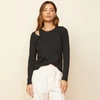 MONROW ASYMMETRIC LONG SLEEVE TOP